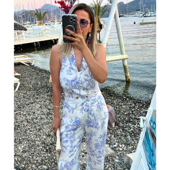 RARE!!! MANGO Co-Ord Set Halter Neck Vest and Wide Leg Pants NWT - Picture 10 of 16